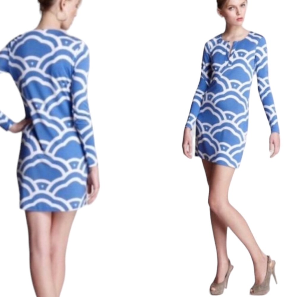 Diane Von Furstenberg Reina Silk Jersey Knit Mini Dress Size 6